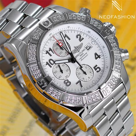 breitling 1884 a13380|breitling evolution diamond bezel.